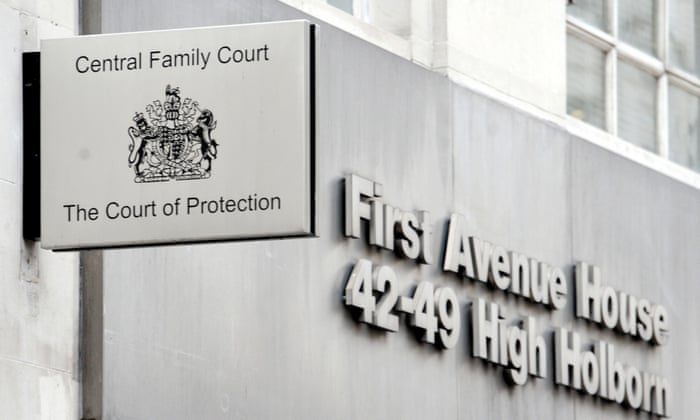 UK English Central Family court of protection