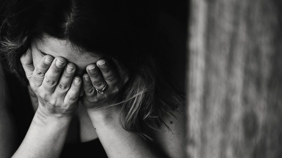 woman crying