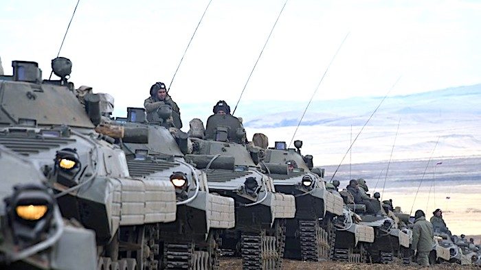 Click to enlarge Russian tanks
