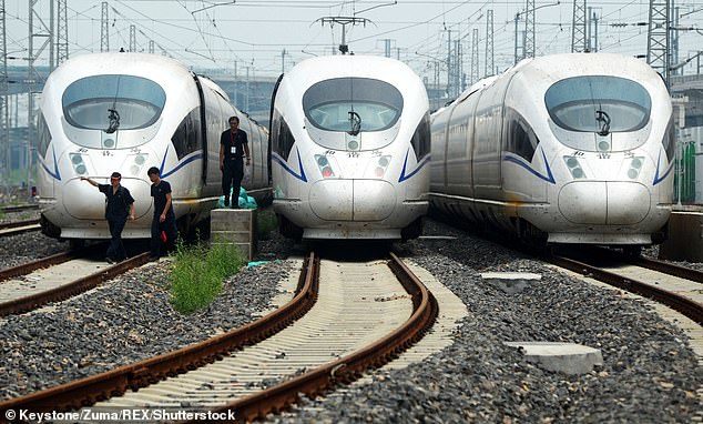 Click to enlarge high-speed railway