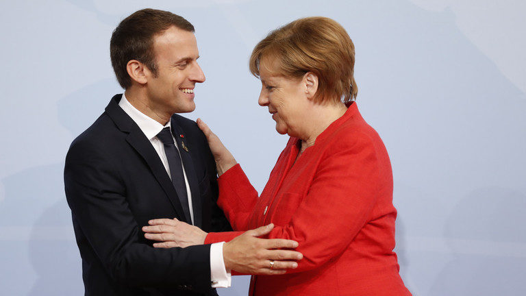merkel and macron