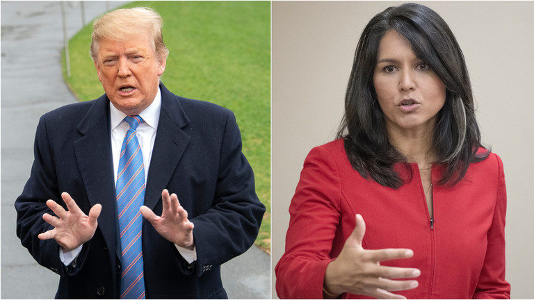 trump and tulsi