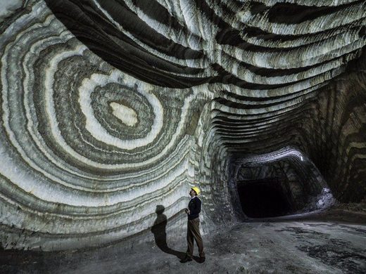 Click to enlarge Salt mining
