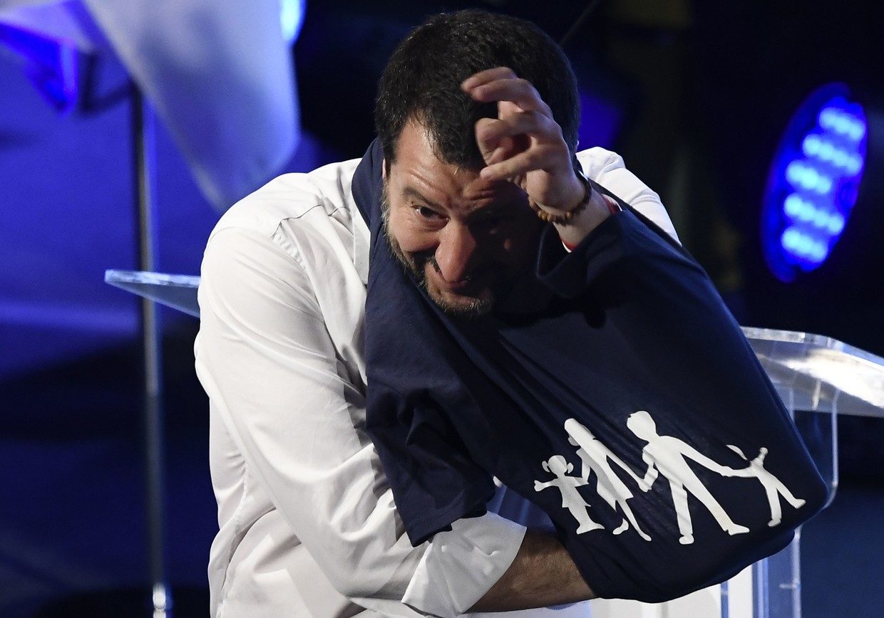 Click to enlarge Italy’s Interior Minister and deputy PM Matteo Salvini, World Congress of Families