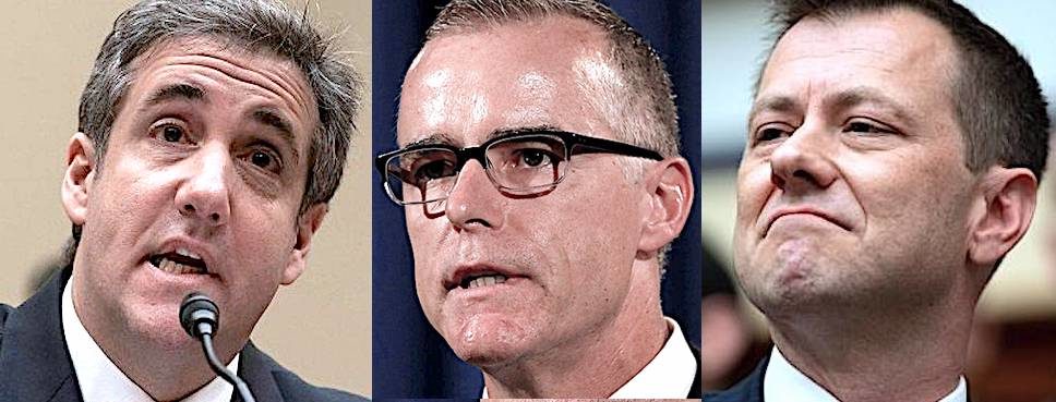 Cohen, McCabe, Strzok