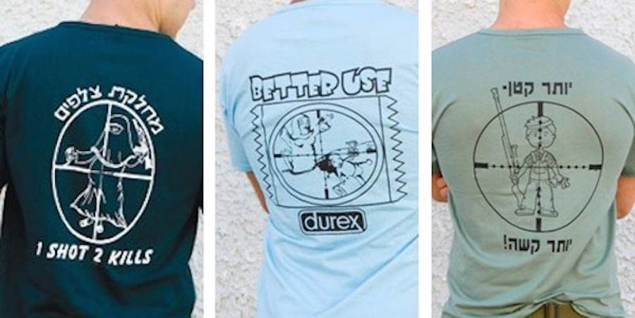 IDF tee shirts racists