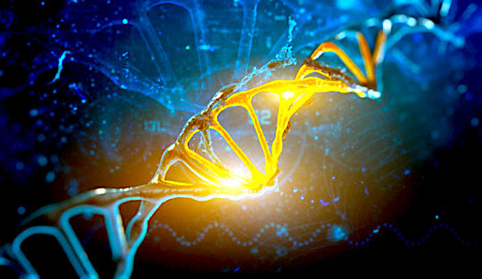 Click to enlarge DNA strand