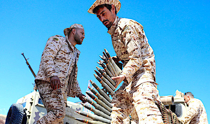 Click to enlarge Misrata forces