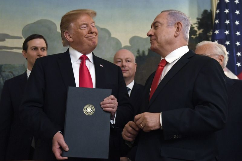 Click to enlarge trump and netanyahu