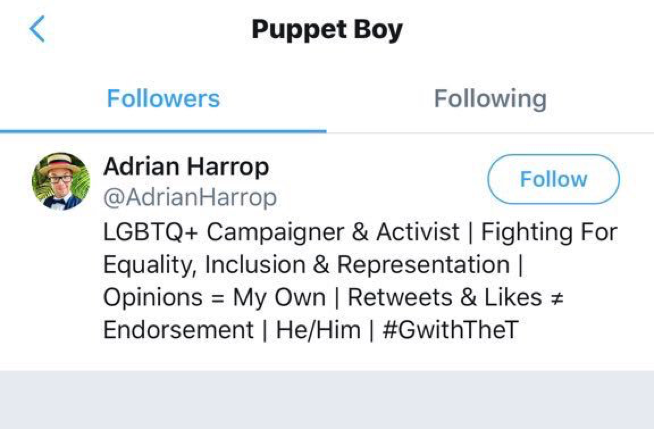 puppet boy followers