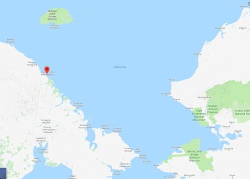Click to enlarge polar bear map