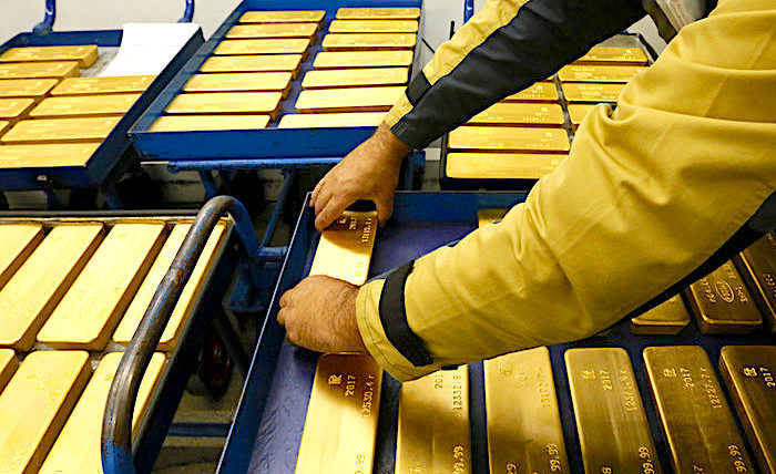 Click to enlarge Gold bars