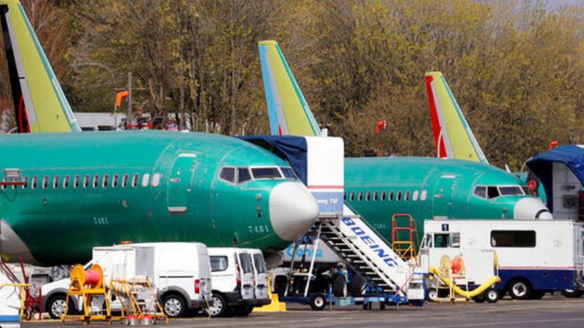 Click to enlarge Boeing 737 Max 8 jets