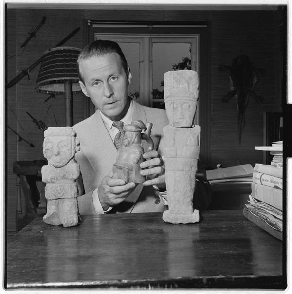 Click to enlarge The Norwegian explorer Thor Heyerdahl.