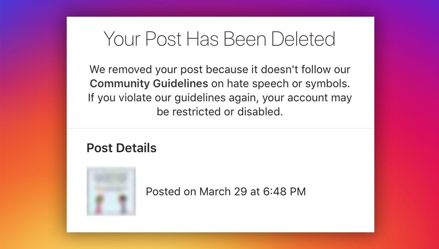 Message Deleted