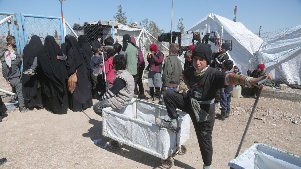 Click to enlarge al-Hol displacement camp