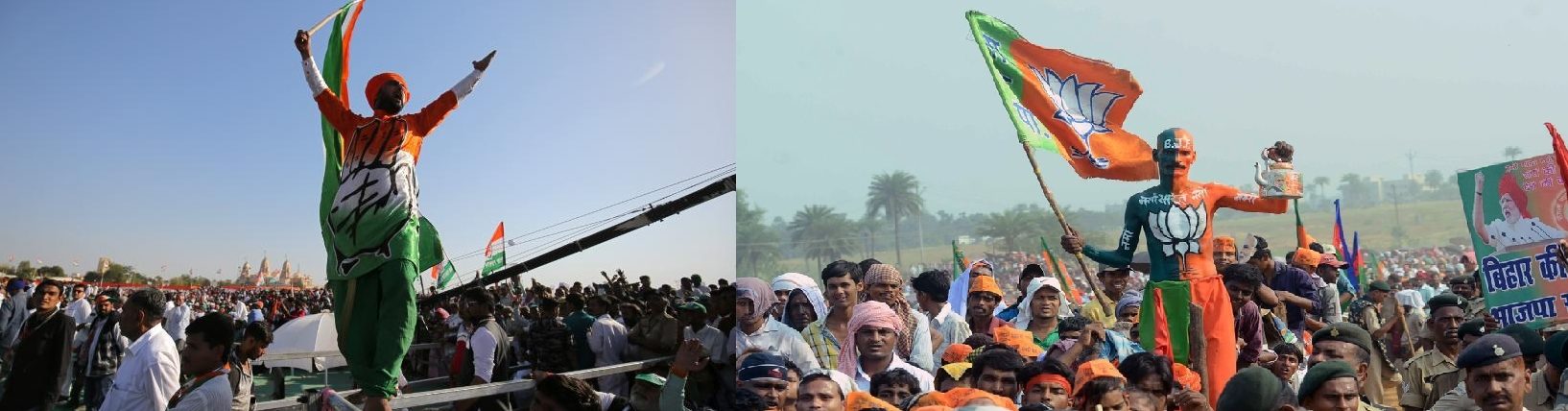 Click to enlarge Mass election rallies Indian 2019 election