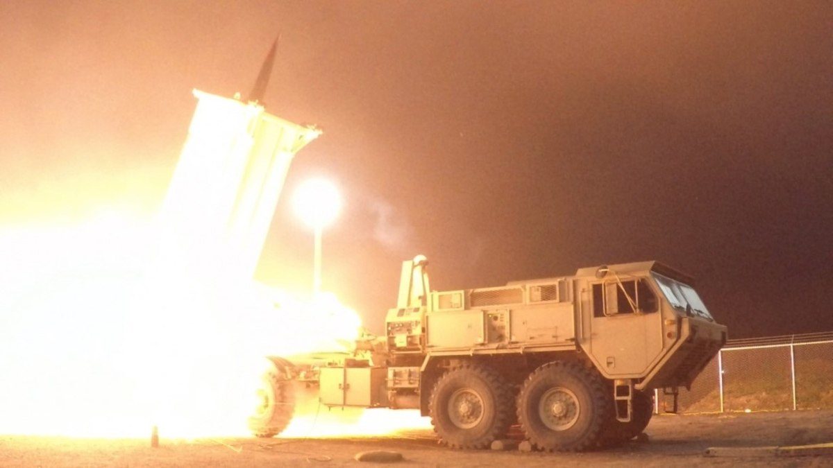 Click to enlarge THAAD system