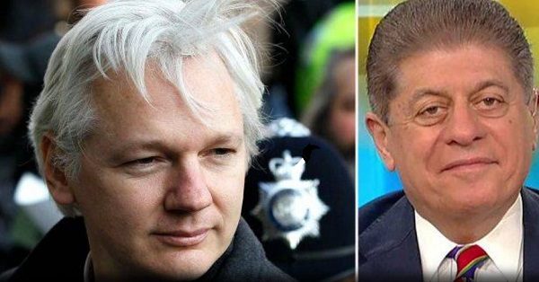 Click to enlarge Assange and Andrew Napolitano