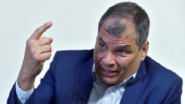 Former Ecuadorian president Rafael Correa