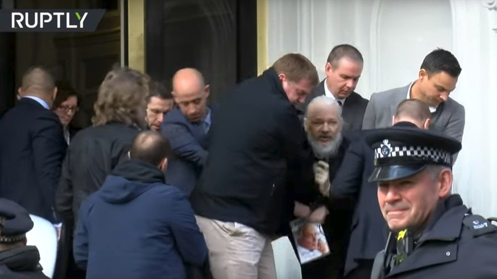 Click to enlarge assange arrest Ruptly