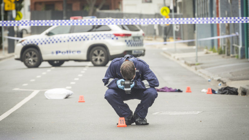 Click to enlarge crime scene