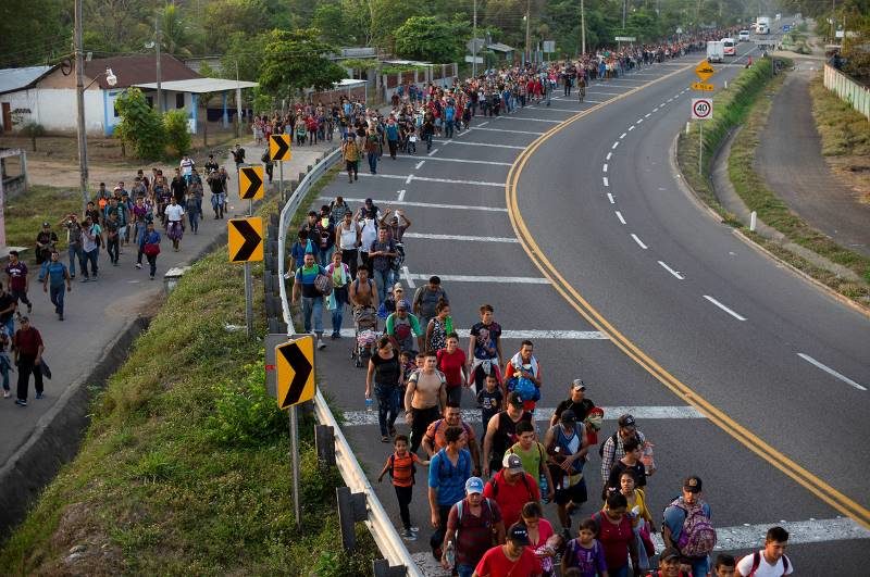 migrants mexico border Guatamala