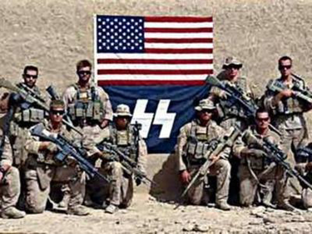 Click to enlarge US Nazi flag