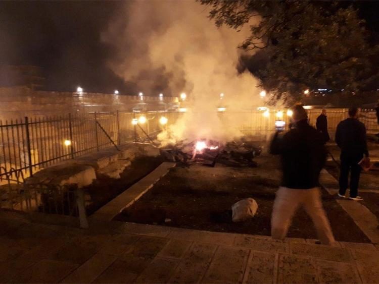 al aqsa mosque fire