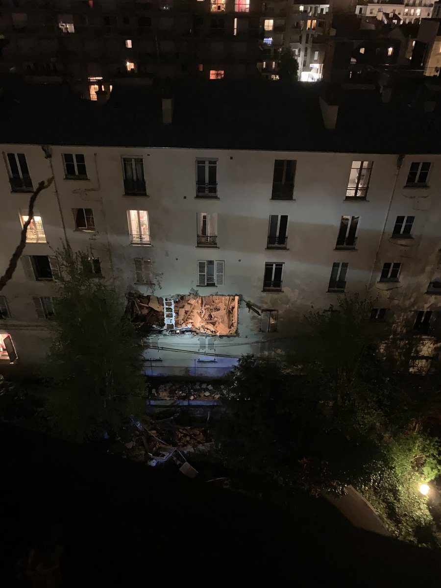 rue pajol explosion paris apartment