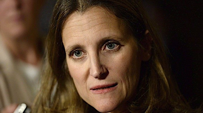 Click to enlarge Chrystia Freeland