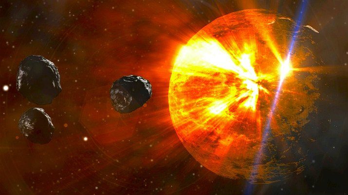 Click to enlarge Asteroids