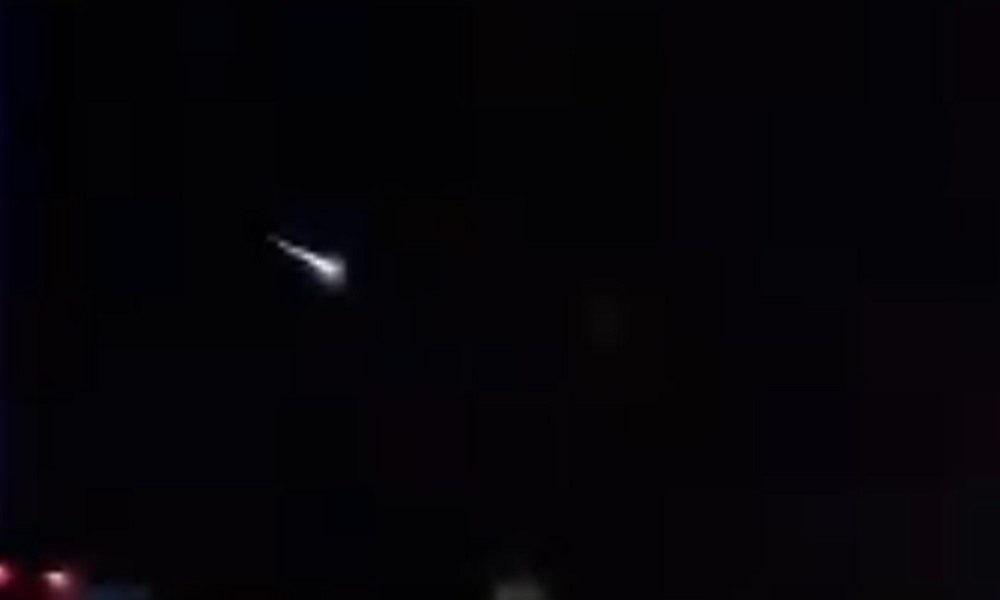 A meteor was seen along the U.S. East Coast on late Tuesday night