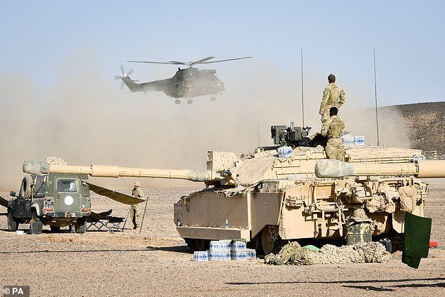 UK military vehicles
