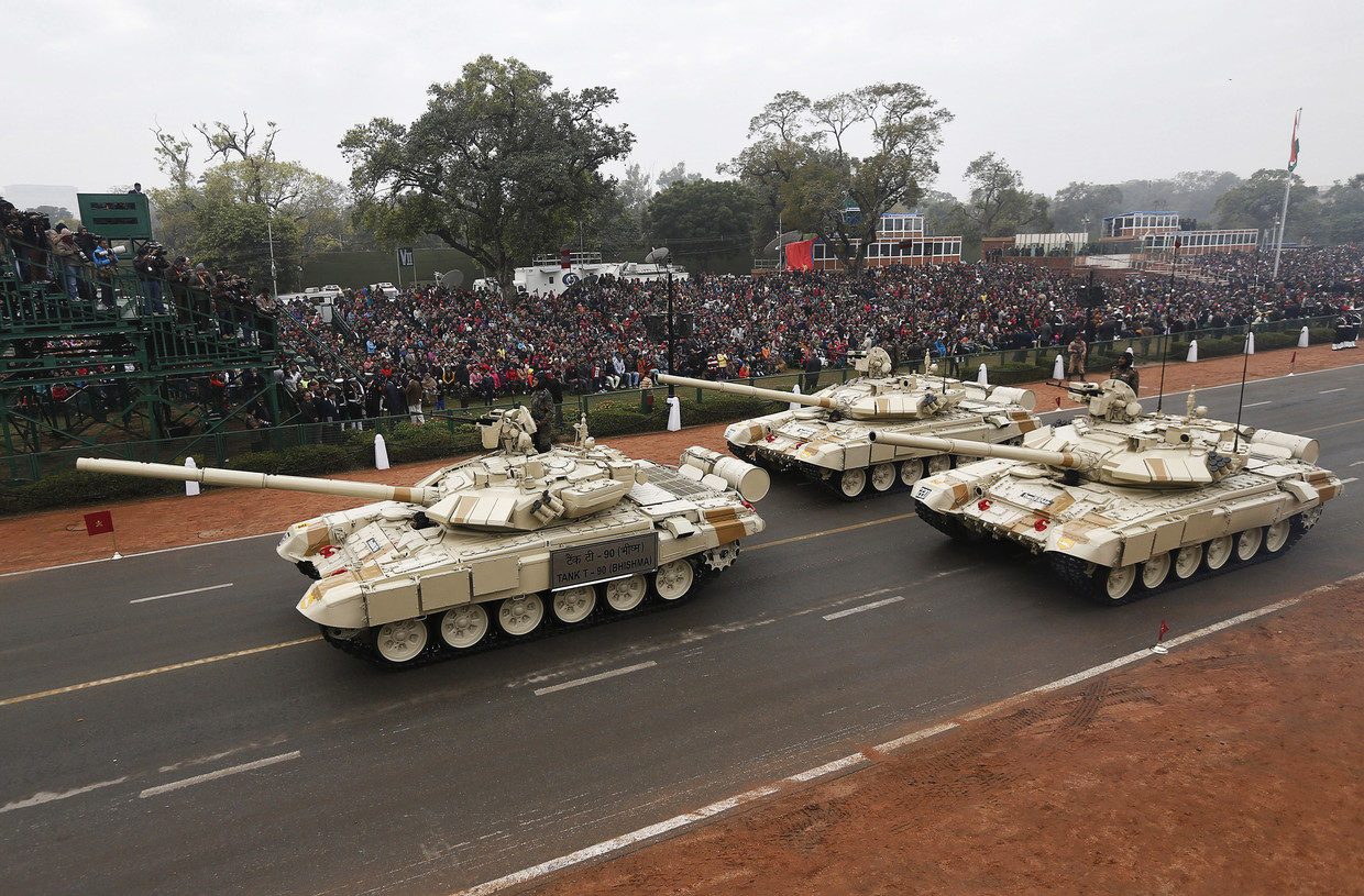 Indian Army's T-90 Bhishma tanks