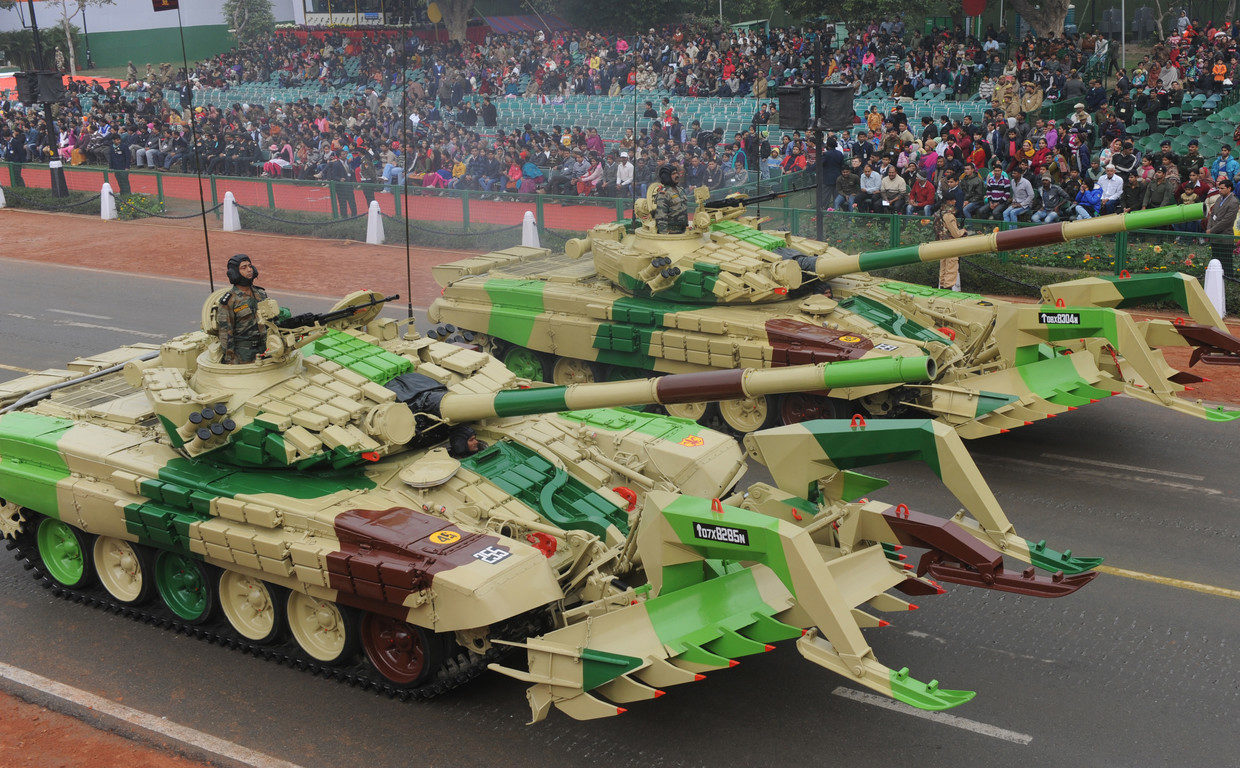 Indian T-72 tanks