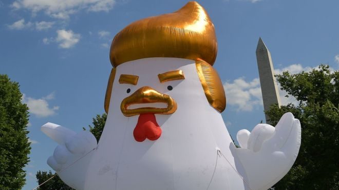 trump duck