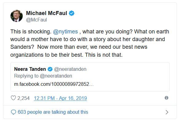mcfaul tweet new york times