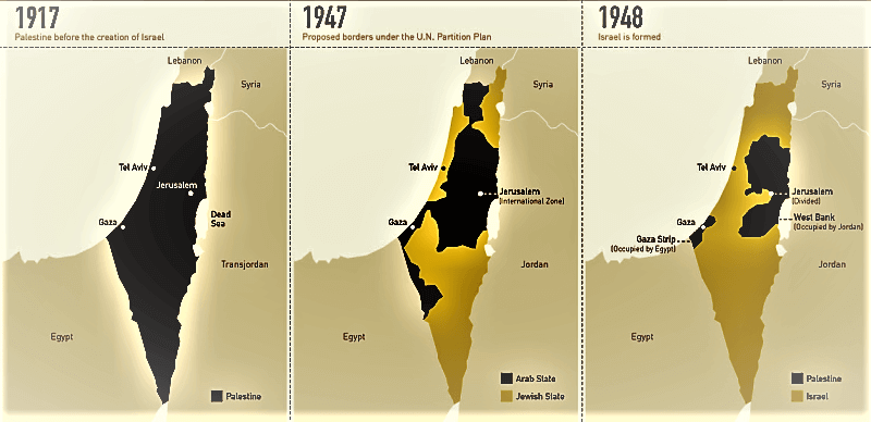 historical map israel