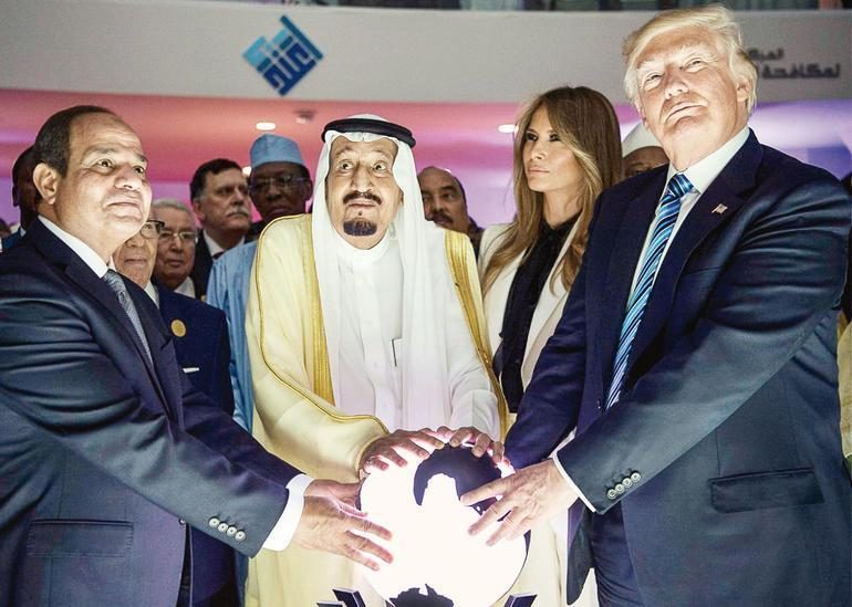 Click to enlarge Saudi globe