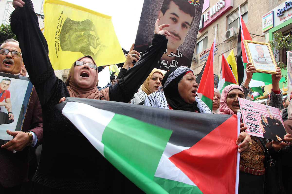 Click to enlarge west bank palestinian protest