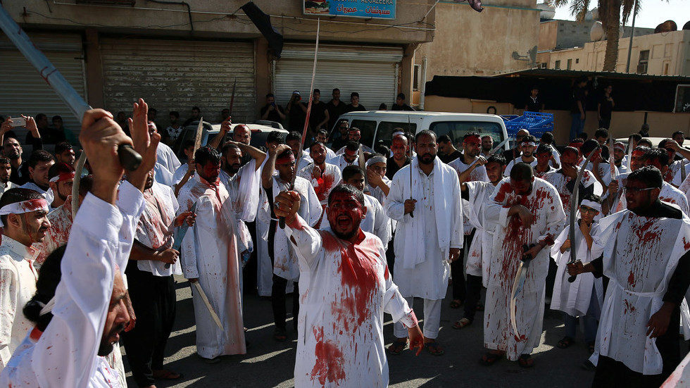 Shi'ite Muslims blood religious festival Saudi Arabia