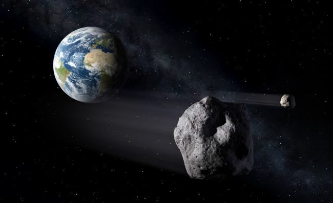 House-sized asteroid whizzes past Earth