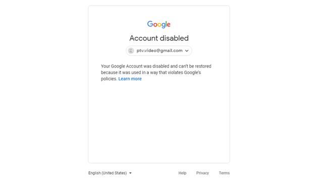Press TV banned on YouTube