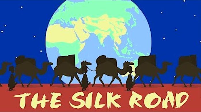 Click to enlarge the silk road