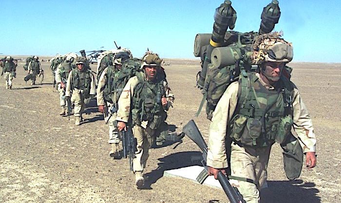 troops arrive