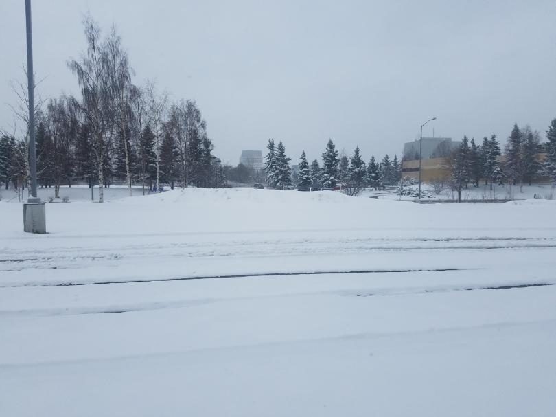 Snow on April 19, 2019