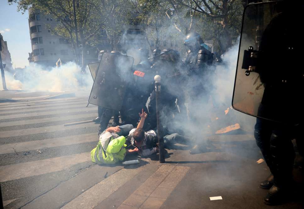 Click to enlarge yellow vest protest acte XXIII