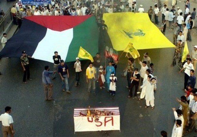 Click to enlarge Palestinian flag
