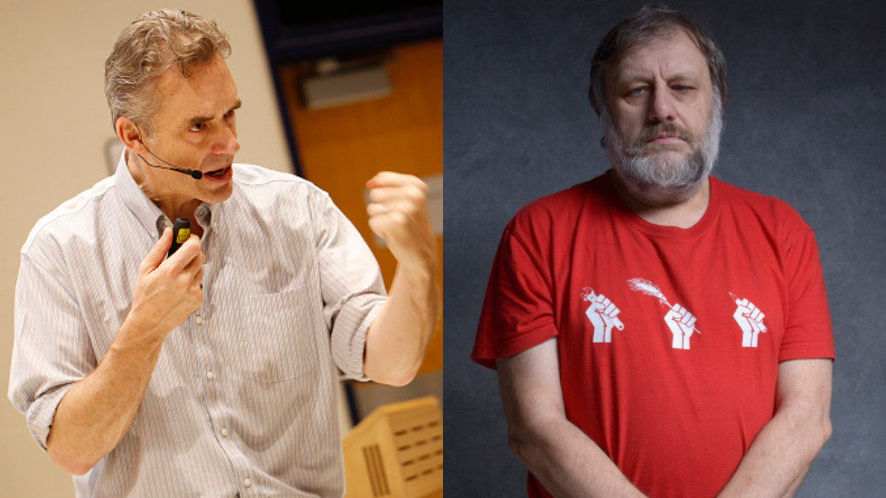 Click to enlarge jorden peterson Slavoj Zizek